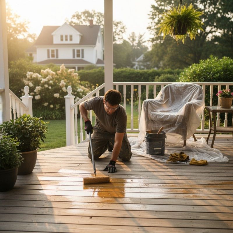 Porch Staining