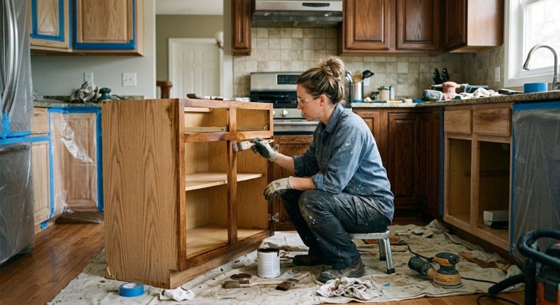 Kitchen Cabinet Refinishing in Kokomo, IN